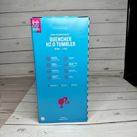 Barbie Stanley 1959 Original‎ Tumbler 40 Oz Quencher New Limited Edition Gift - Picture 4 of 6